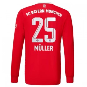 FC Bayern München Muller 25 Domaći Nogometni Dresovi 2022-23 L/S